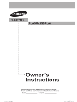 Samsung PL-63P71FD Manual do usuário