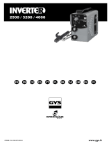 GYS INVERTER 2500 (CARDBOARD BOX) Manual do proprietário
