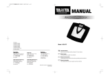 Tanita BC-577F Manual do proprietário