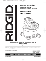 RIDGID WD1255BR0 Manual do proprietário