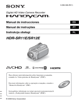 Sony HDR-SR12E Manual do usuário