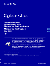 Sony Cyber Shot DSC-S800 Manual do usuário
