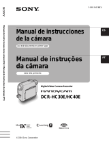 Sony DCR-HC40E Manual do usuário