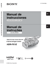 Sony Série HDR-FX1E Manual do usuário