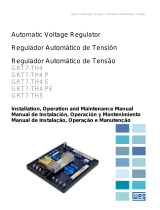 WEG Automatic voltage regulator GRT7-TH4 Manual do usuário