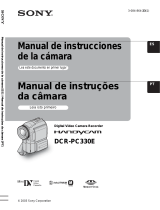 Sony Série DCR-PC330E Manual do usuário