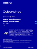 Sony Cyber Shot DSC-S930 Manual do usuário