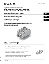 Sony Série DCR-SR85E Manual do usuário