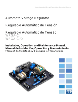 WEG Automatic voltage regulator WRGA-02 Manual do usuário