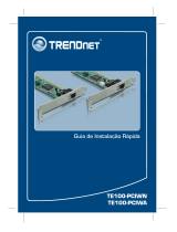 Trendnet TE100-PCIWN Quick Installation Guide