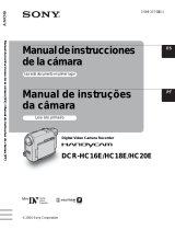 Sony Série DCR-HC20E Manual do usuário