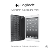 Logitech Ultrathin Keyboard Cover for iPad mini Guia rápido