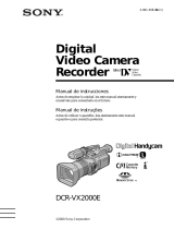 Sony DCR-VX2000E Manual do proprietário