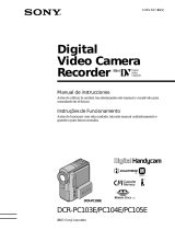 Sony Série DCR-PC105E Manual do usuário