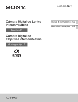 Sony Série ILCE 5000 Manual do usuário
