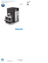 Philips SENSEO QUADRANTE HD7865/80 RED Manual do proprietário