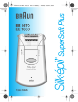 Braun EE1670, EE1660, Silk-épil SuperSoft Plus Manual do usuário