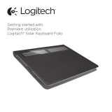 Logitech Solar Keyboard Folio for iPad 2, iPad (3rd & 4th Generation) Guia rápido