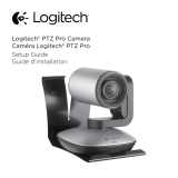 Logitech PTZ Pro Camera Guia de instalação