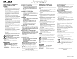 Extech Instruments DV26 Manual do usuário