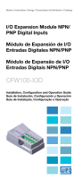 Automation Direct CFW100-IOD I/O Expansion Module NPN/PNP Digital Inputs Guia de usuario