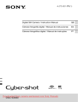 Sony Cyber-shot DSC-S3000 Manual do usuário