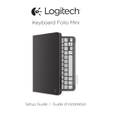 Logitech Keyboard Folio for iPad mini Guia rápido