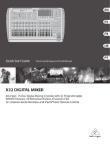 Behringer X 32 Manual do usuário