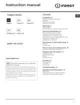 Indesit EDPA 745 A ECO Manual do proprietário