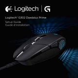 Logitech G302 Daedalus Prime MOBA Gaming Mouse Guia de instalação