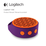 Logitech X50 Mobile Wireless Speaker Guia de instalação