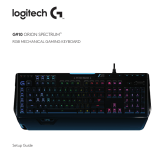 Logitech G910 Orion Spectrum RGB Mechanical Gaming Keyboard Guia de instalação