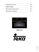 Teka MWR 32 BI Manual do usuário
