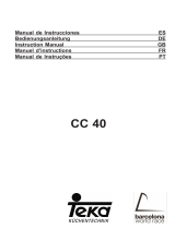 Teka CC 485 INOX Manual do usuário