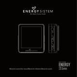 ENERGY SISTEM 2504 Manual do usuário