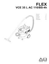 Flex VCE 35 L AC 110/BS-4h Manual do usuário