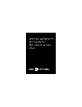 Motorola KZ450 Wireless Keyboard w Device Stand Manual do usuário