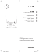 Audio-Technica ATLP3 Manual do usuário