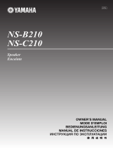 Yamaha NS-C210 Manual do proprietário