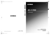 Yamaha RX-V3900 Manual do proprietário