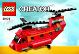 Lego Creator 31003 v29 Red Rotors 1 Manual do proprietário