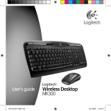 Logitech Wireless Desktop MK300 Manual do usuário