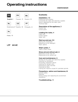 Hotpoint LFF 8314E X EU Manual do proprietário