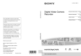 Sony Série DCR-SR21E Manual do usuário