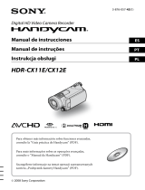 Sony HDR-CX12E Manual do usuário