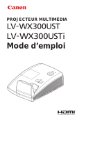 Canon LV-WX300UST Manual do usuário