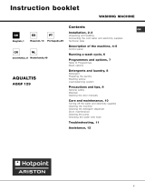 Hotpoint-Ariston aqgf129 Manual do proprietário