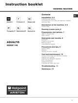 Hotpoint-Ariston AQXGF 149 Manual do proprietário