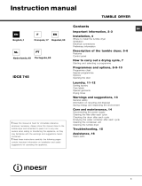 Indesit IDCE 745 (EU) Manual do proprietário