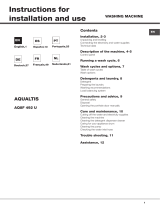 Indesit AQ8F 492 U (EU) Manual do proprietário